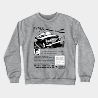 AUSTIN-HEALEY 100 - advert Crewneck Sweatshirt